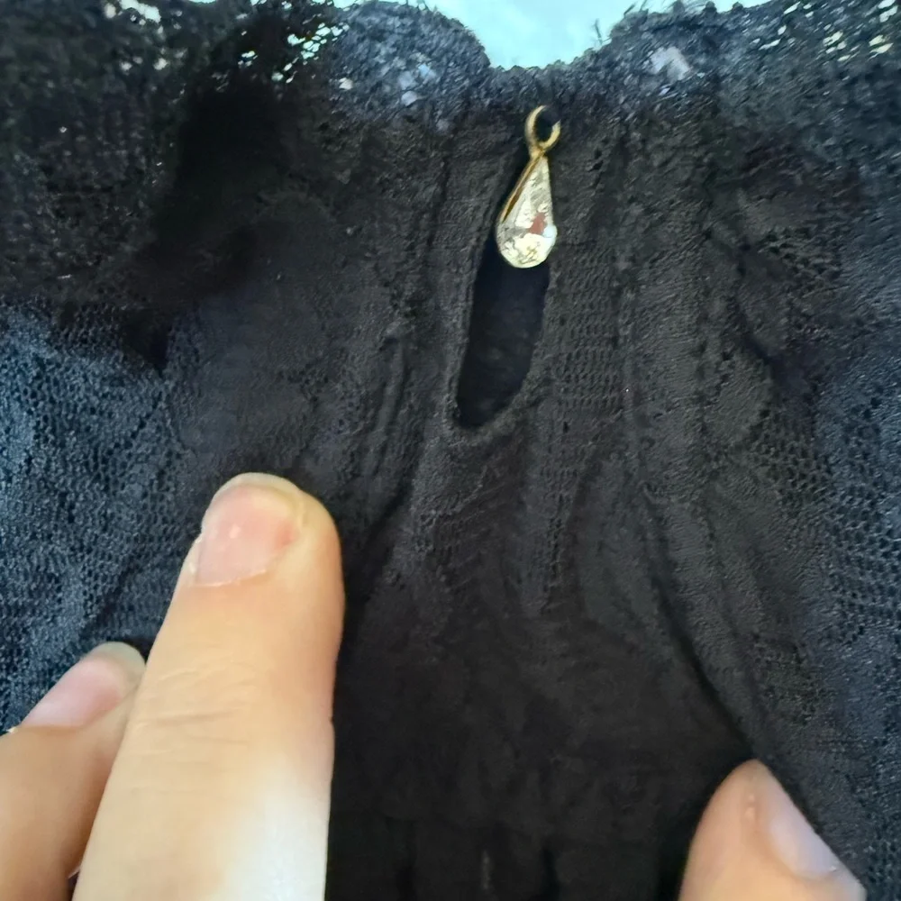 Torrid Black Lace Adjustable Strap Lingerie